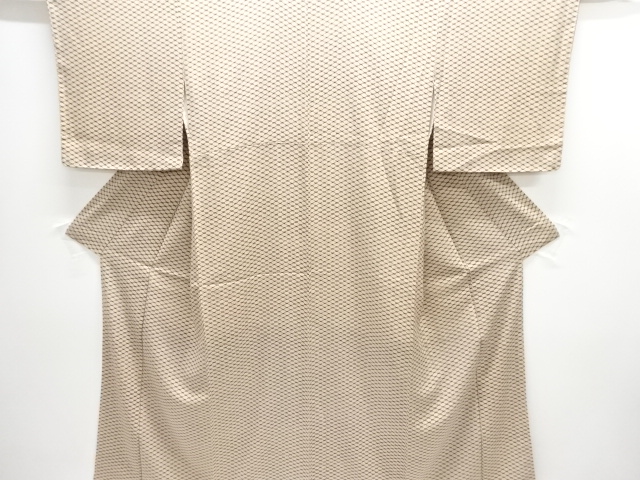 JAPANESE KIMONO / UNUSED KOMON / DIAGONAL GRID